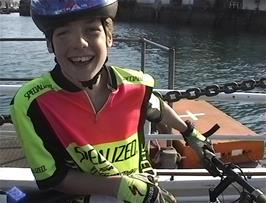 Eliot on the ferry